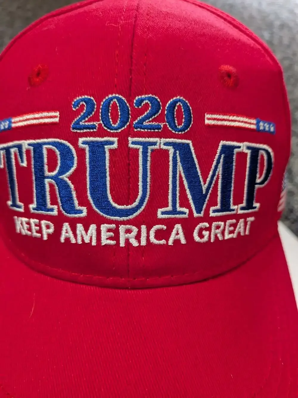 Donald Trump 2020 Keep America Great Red Embroidered Cap Hat